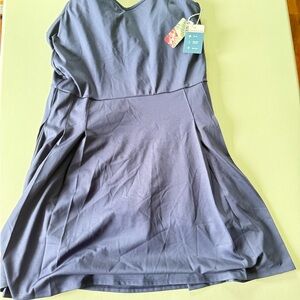 Chic Navy Sleeveless Dress